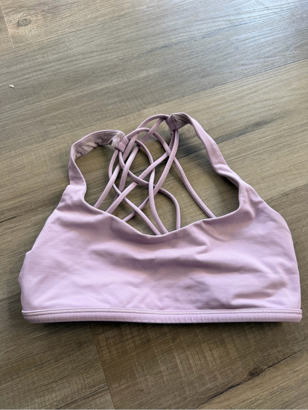 lululemon athletica Lilac Free to be Wild Strappy-Back Sports Bra